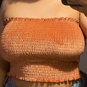 Hollister pink tube top